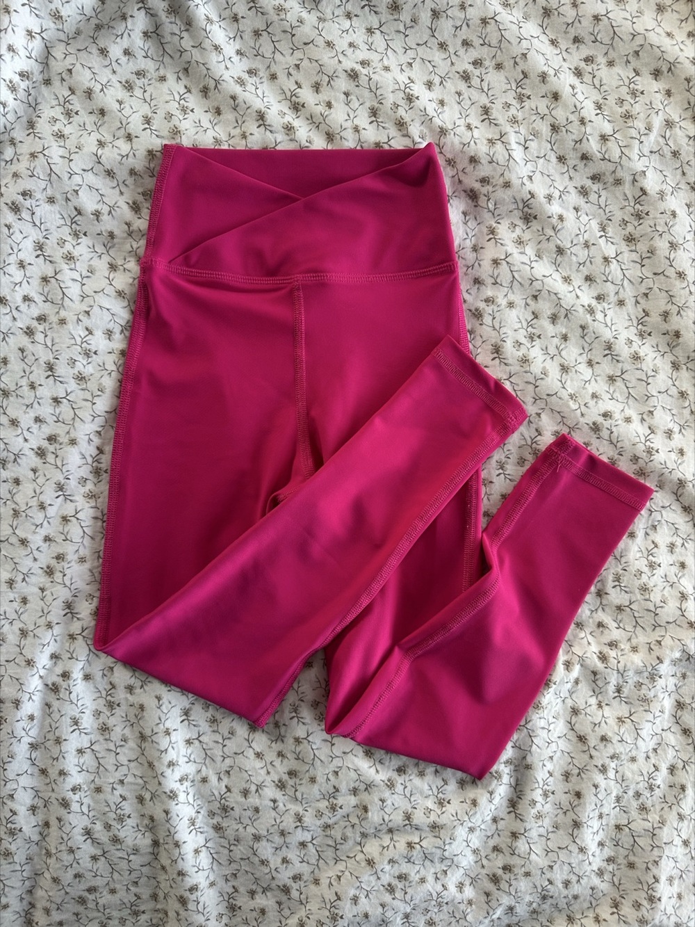 Tiger Friday Girls Pink Dance Leggings Size Child Large
